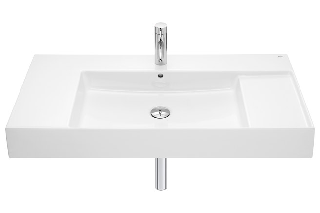 Inspira basin by Roca manufactured in Fineceramic®